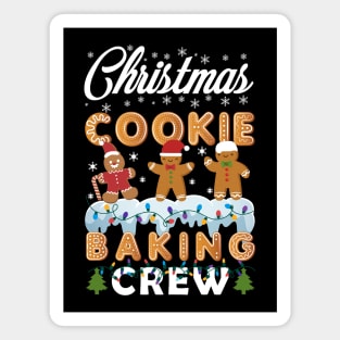 Christmas Lights Christmas Cookie Baking Crew Magnet